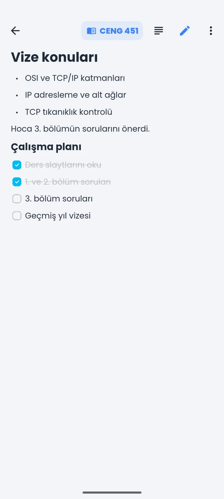 Attendify+: Qeydlər və tapşırıqlar